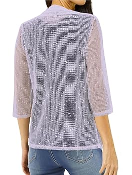 【完売品】　Santaku shear mesh cardigan Sheer Mesh Cardigan Black | Garage